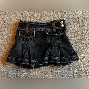 Vintage 2006 Old Navy Youth size 2T Black Y2K Skirt
